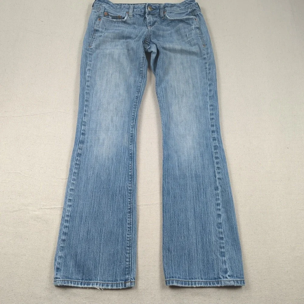 Vintage American Eagle Jeans‎ Womens 4 Blue True Boot Cut Western Boho Cowgirl